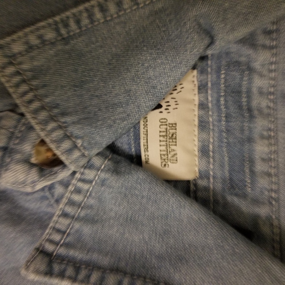 Bushland Outfitters denim jean shirt jacket